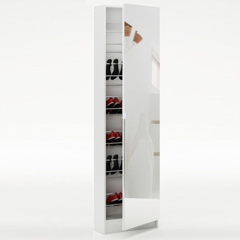 Mirror Shoe Cabinet - Fatima Furniture