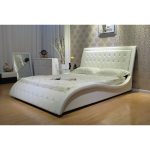 Modern Fully Tufted Curved Bed