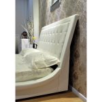 Modern Fully Tufted Curved Bed