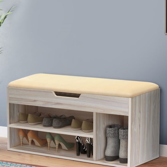 Modern Shoe Cabinet Stool - Fatima Furniture