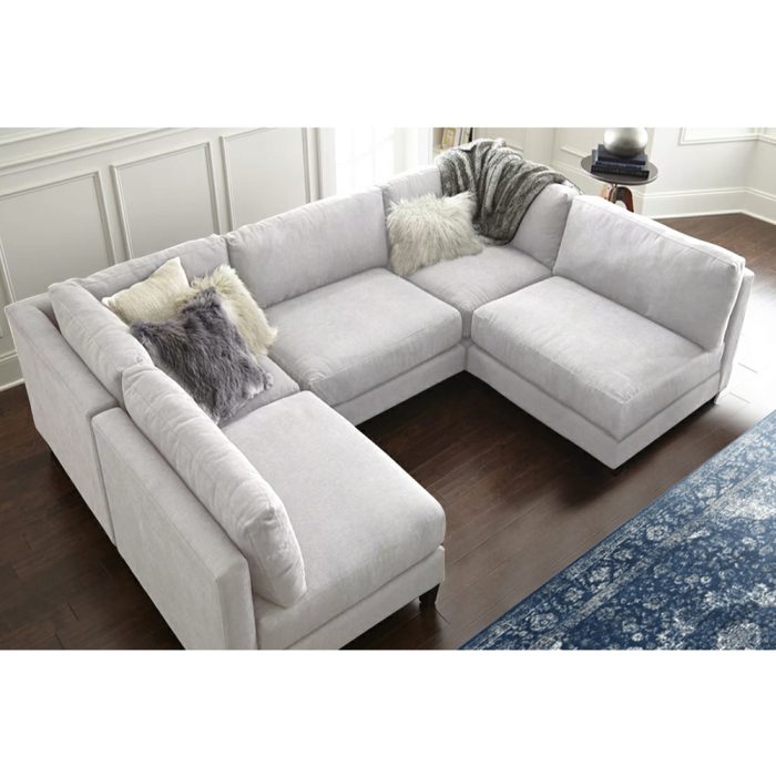 Modular Sectional Sofa With Ottoman