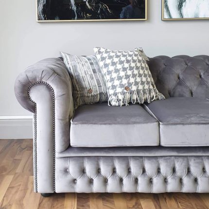 Premier Velvet Upholstered Sofa