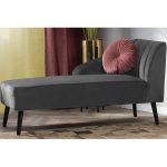 Queen Anne Velvet Chaise Lounge