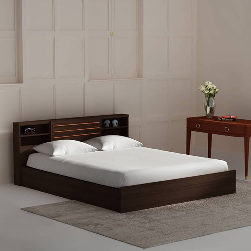 Queen size Bed with Wenge Finish