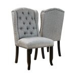 Rustic Linen Dining Chairs