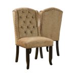 Rustic Linen Dining Chairs