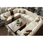 Scroll-Arm-Chesterfield-11-seat-U-shaped-Sectional-Sofa