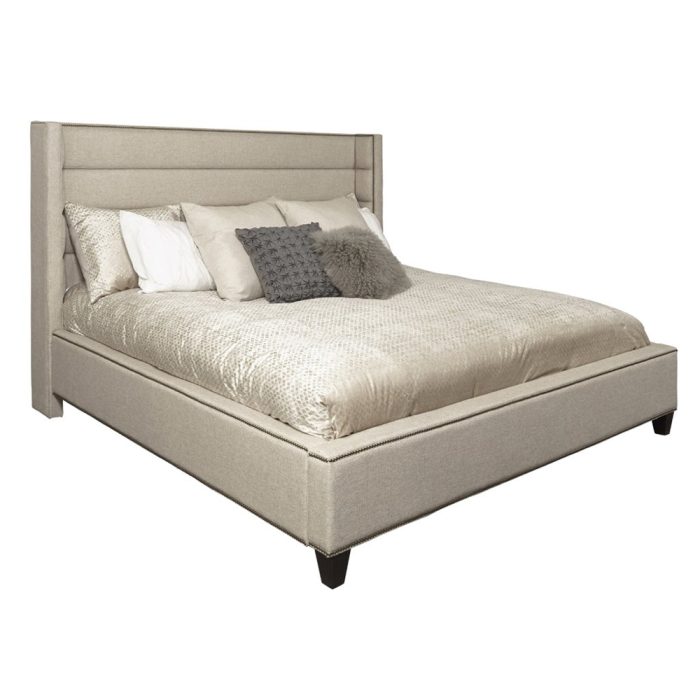 Channel tufted bed