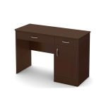 Shore Small Computer Desk in Brown