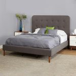 Simple Upholstered Tufted Bed