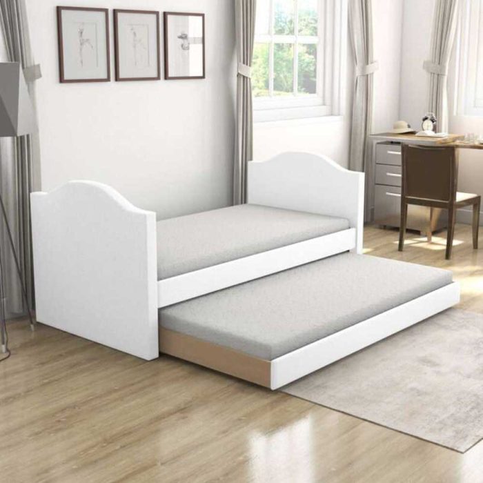 Sleep Sync Melody Twin Upholstered Daybed and Trundle