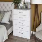 Solid Ply Wood Metro 5 drawer Chest