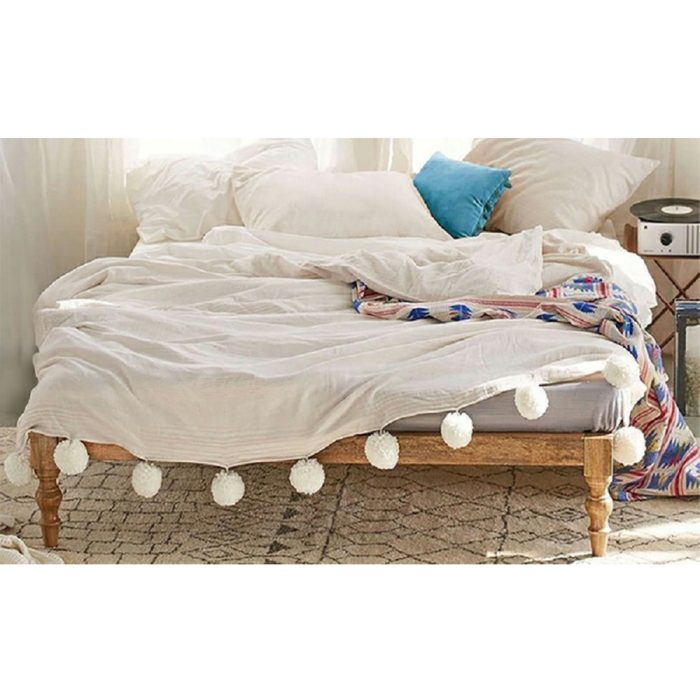 Solid Wood Bed