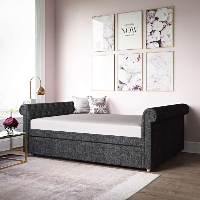 Stacy Upholstered Daybed, Trundle