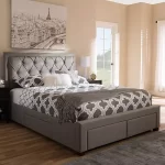 Tantallon Tufted Upholstered Storage Bed