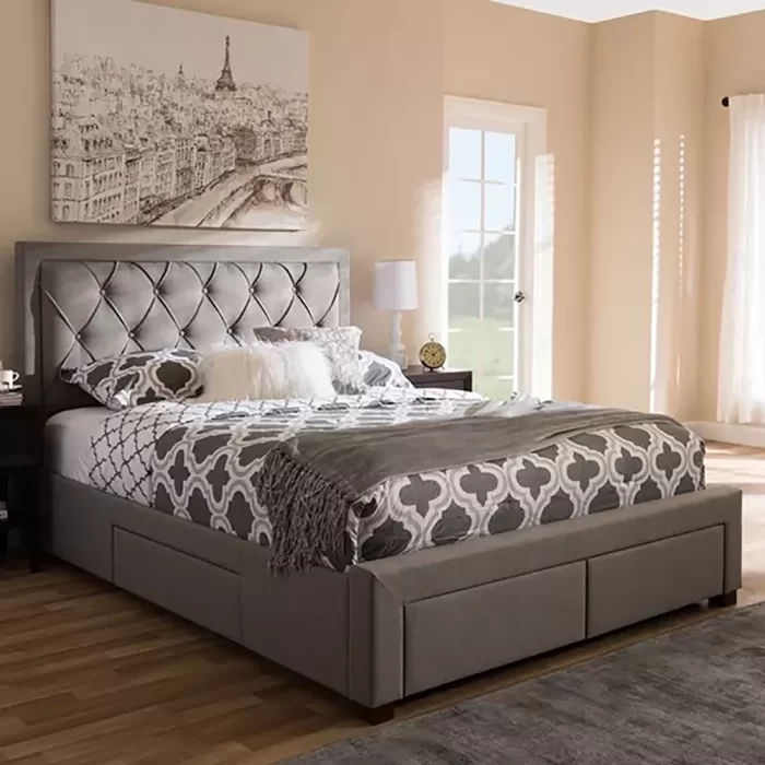 Tantallon Tufted Upholstered Storage Bed