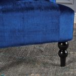 Toddman High-Back Velvet Club Chair