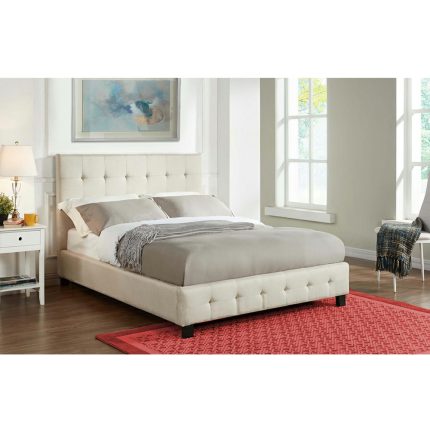 Tufted Panel Upholstered Bed