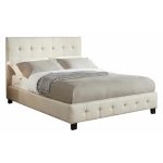 Tufted Panel Upholstered Bed