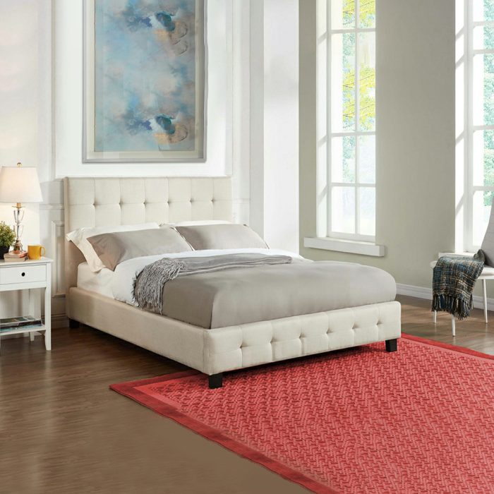 Tufted Panel Upholstered Bed