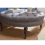 Tufted Round Ottoman Bench