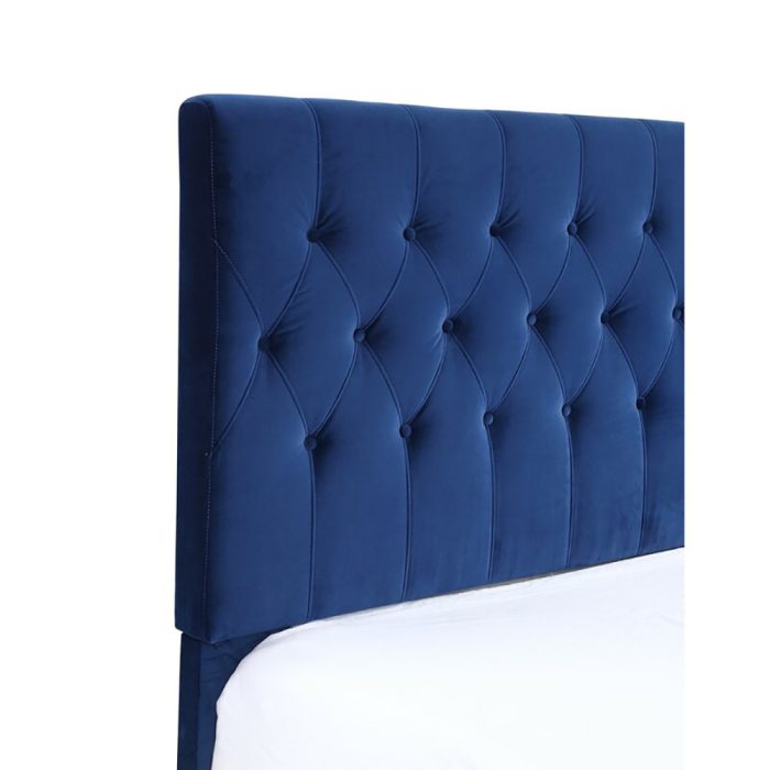 Tufted Upholstered Low Profile Standard Bed