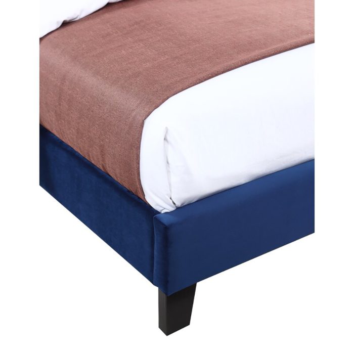 Tufted Upholstered Low Profile Standard Bed