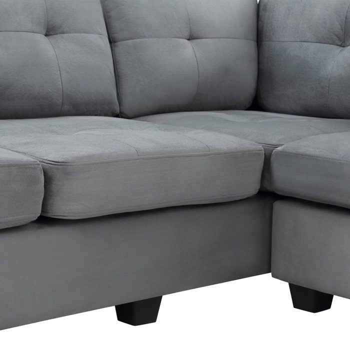 U-Shape Sectional Sofa Storage Ottoman