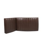 Upholstered Channel Stitch Chaise Lounge