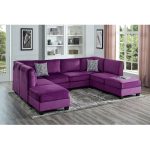 Velvet Grey Modular Sectional Sofa