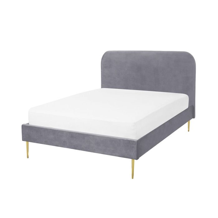 Velvet Upholstered Bed