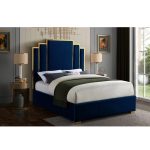 Velvet Upholstered Bed Frame