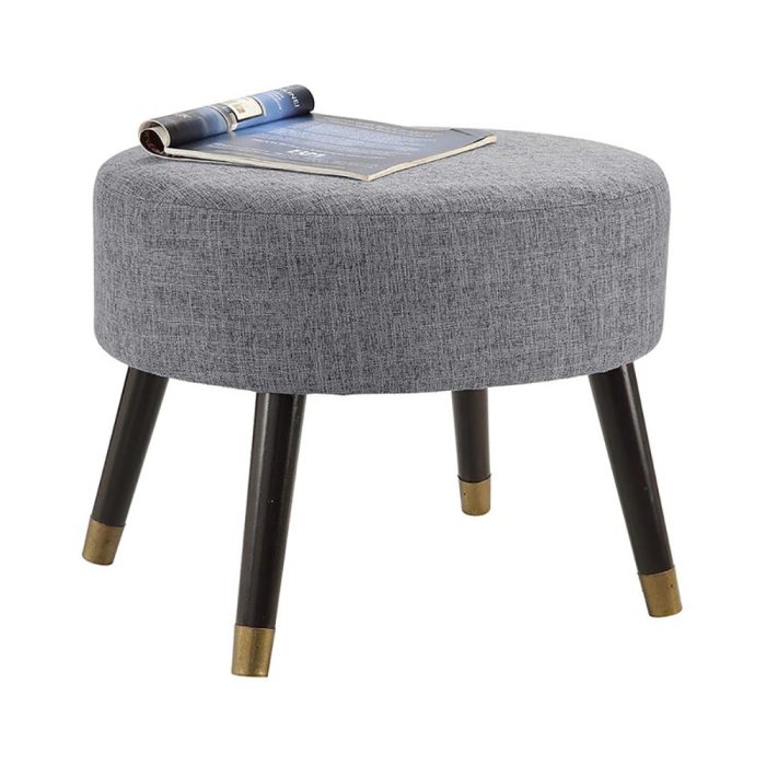 Wide Oval Cocktail Ottoman