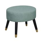 Wide Oval Cocktail Ottoman