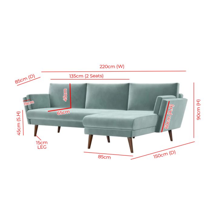 Fatima Sofa Dimensions