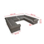 Fatima Furniture Sofa Dimension