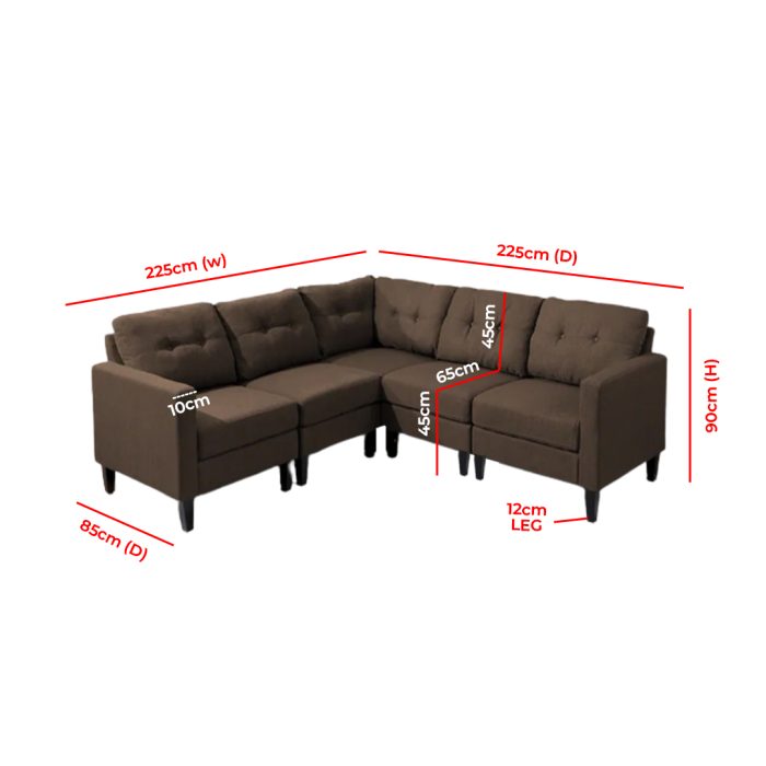 Fatima Furniture Sofa Dimension