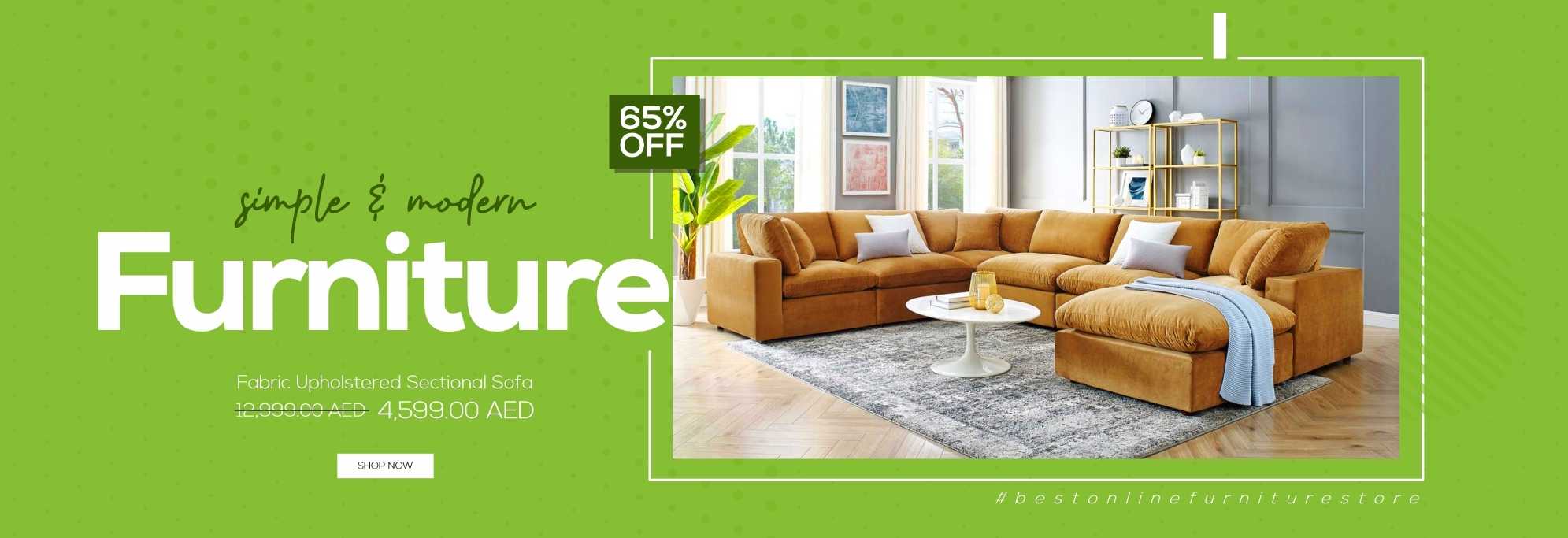 Fatima Furniture Manufacturers offer dig sale on Sectional Sofa