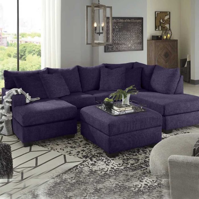 5-Piece Large Upholstered Corner Sofa