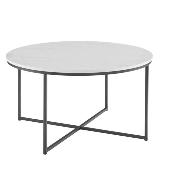 Coffee Table with Cross Legs