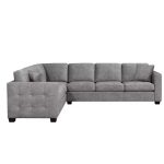 Corner Sofa with Storage Ottoman