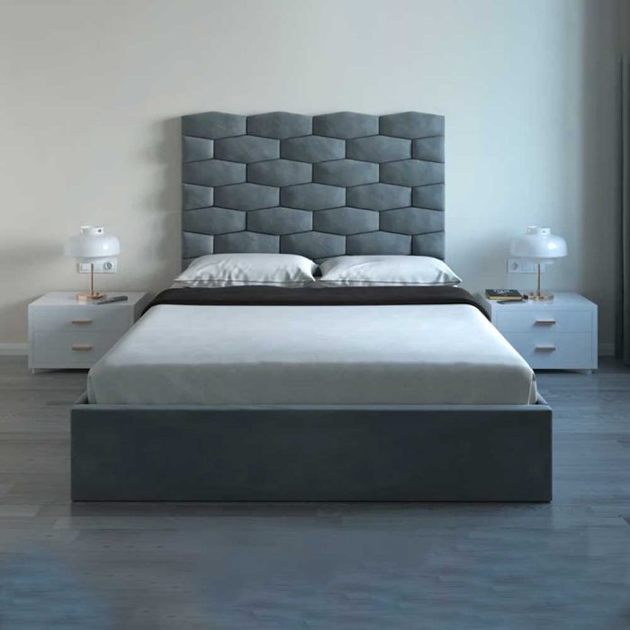 Custom Made Upholstered Wall panel bed