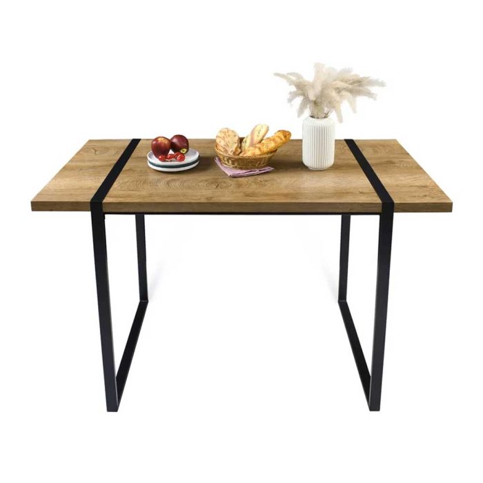 Dining Table with-Durable Wooden Construction