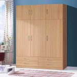 Estephania 3 Door Lamination wood Wardrobe