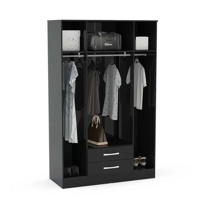 Fatima Furniture Linch 4 Door Wardrobe