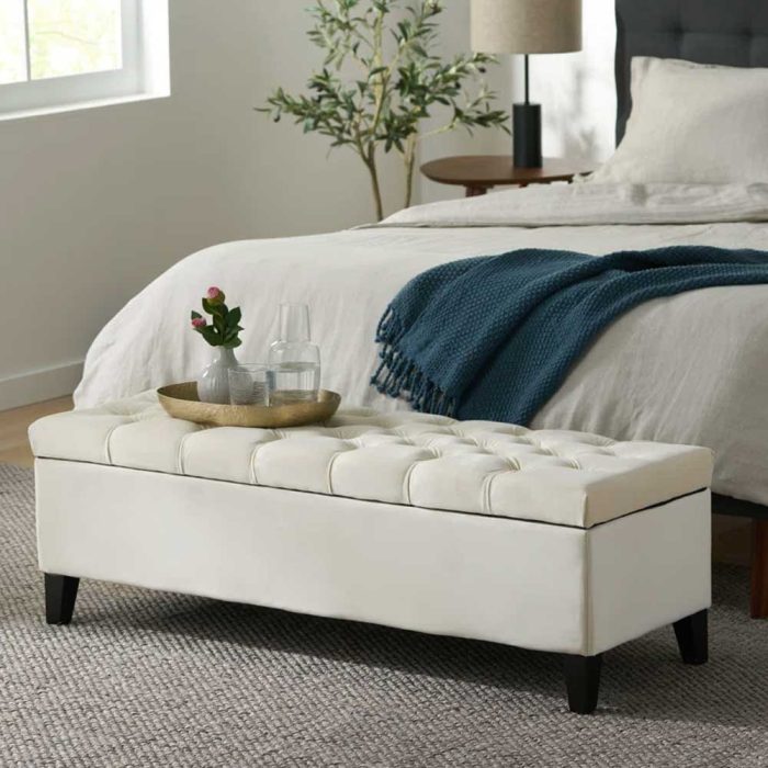 Fatima Furniture Upholstered Bench with Storage