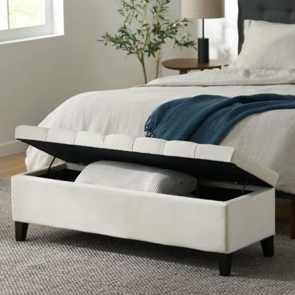Fatima Furniture Upholstered Bench with Storage