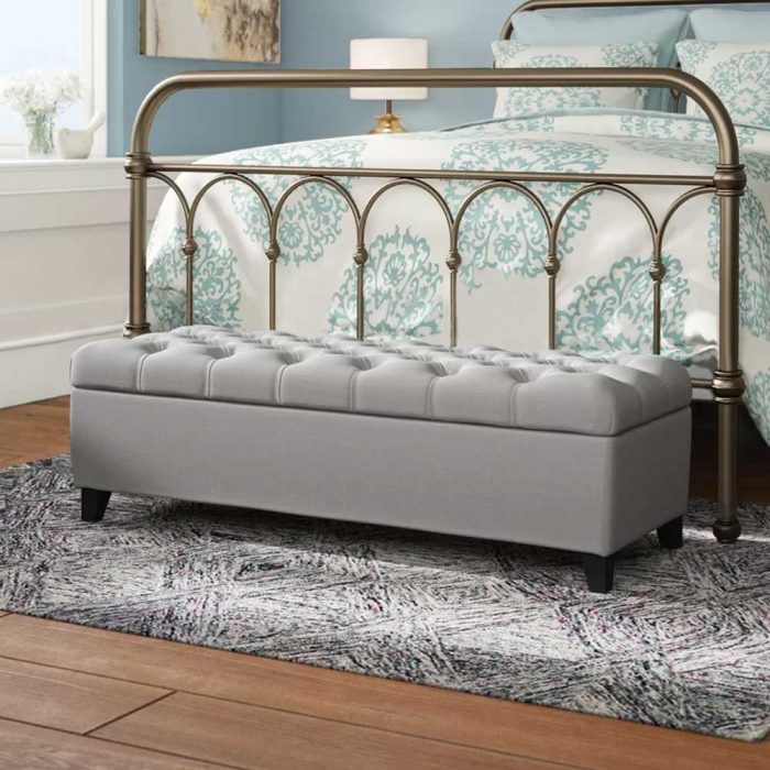 Fatima Furniture Upholstered Bench with Storage