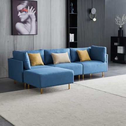 Govea 4-Piece Sleek and Stylish Sectional Sofa