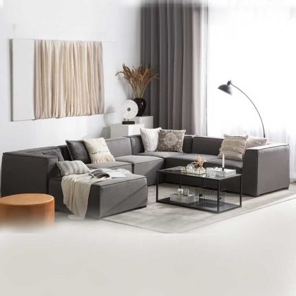 Haisleigh 7-Piece Upholstered Sectional Sofa